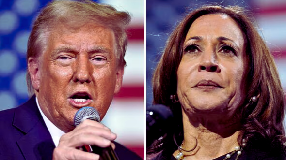 Donald Trump said the US was going in the wrong direction, Harris challenged him to an IQ test